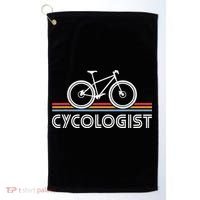 Cycologist Bicycle Funny Cycling Cycologist Golf Towel thumb 0