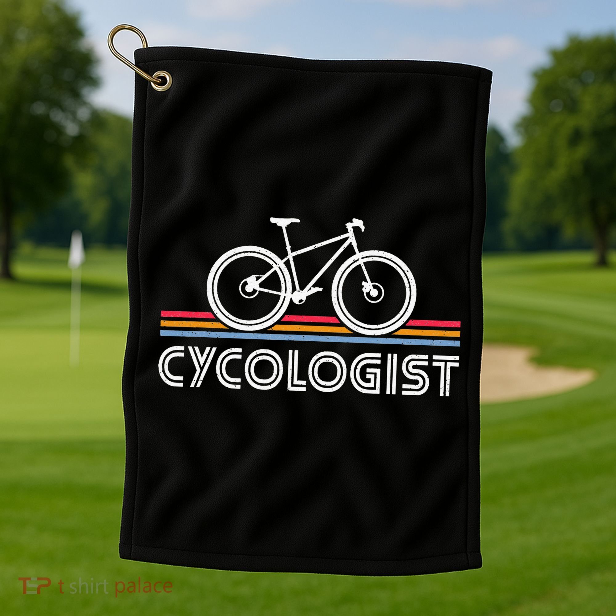 Cycologist Bicycle Funny Cycling Cycologist Golf Towel