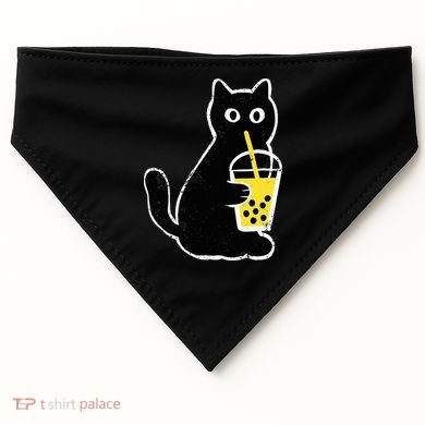 Cat Boba Funny Anime Japanese USA-Made Doggie Bandana