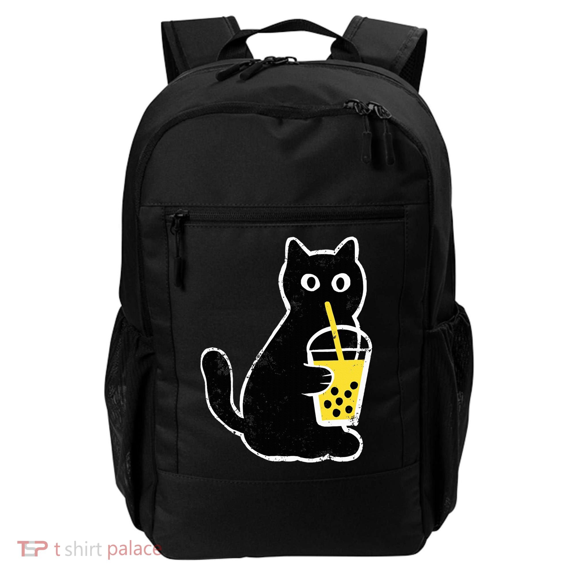 Cat Boba Funny Anime Japanese Backpack