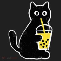 Cat Boba Funny Anime Japanese Beanie thumb 2