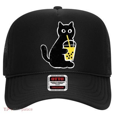 Cat Boba Funny Anime Japanese Hat