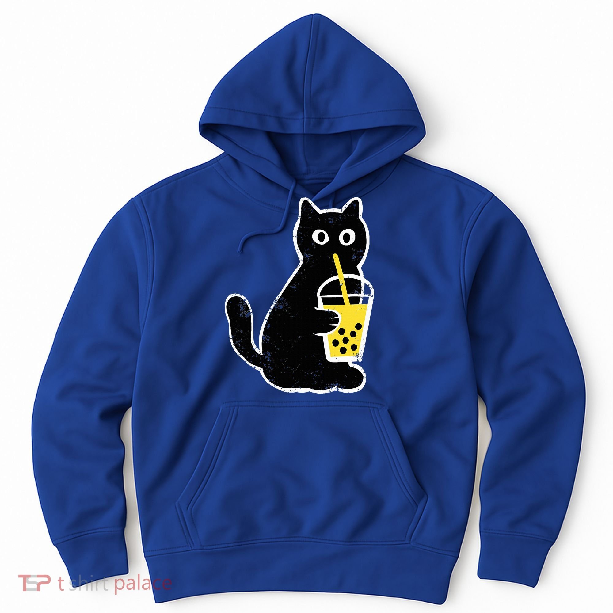 Cat Boba Funny Anime Japanese Hoodie