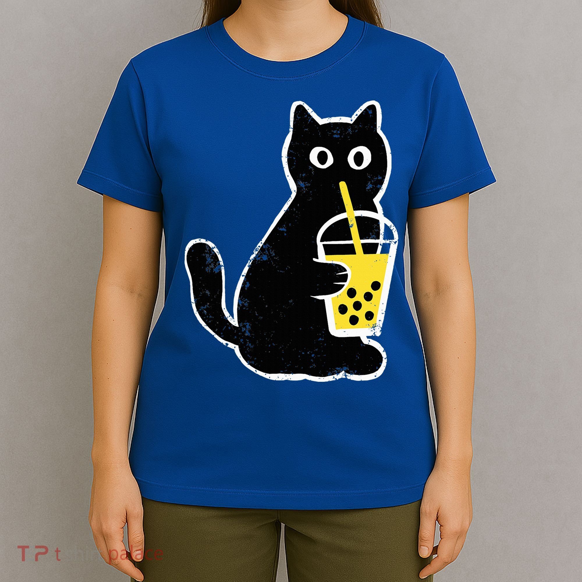 Cat Boba Funny Anime Japanese T-Shirt