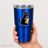 Cat Boba Funny Anime Japanese Tumbler thumb 2