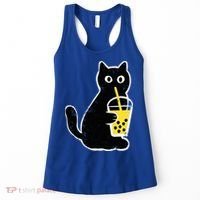 Cat Boba Funny Anime Japanese Women's Tank Top thumb 0
