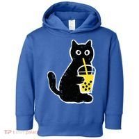 Cat Boba Funny Anime Japanese Toddler Hoodie thumb 0