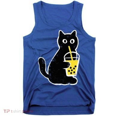 Cat Boba Funny Anime Japanese Tank Top