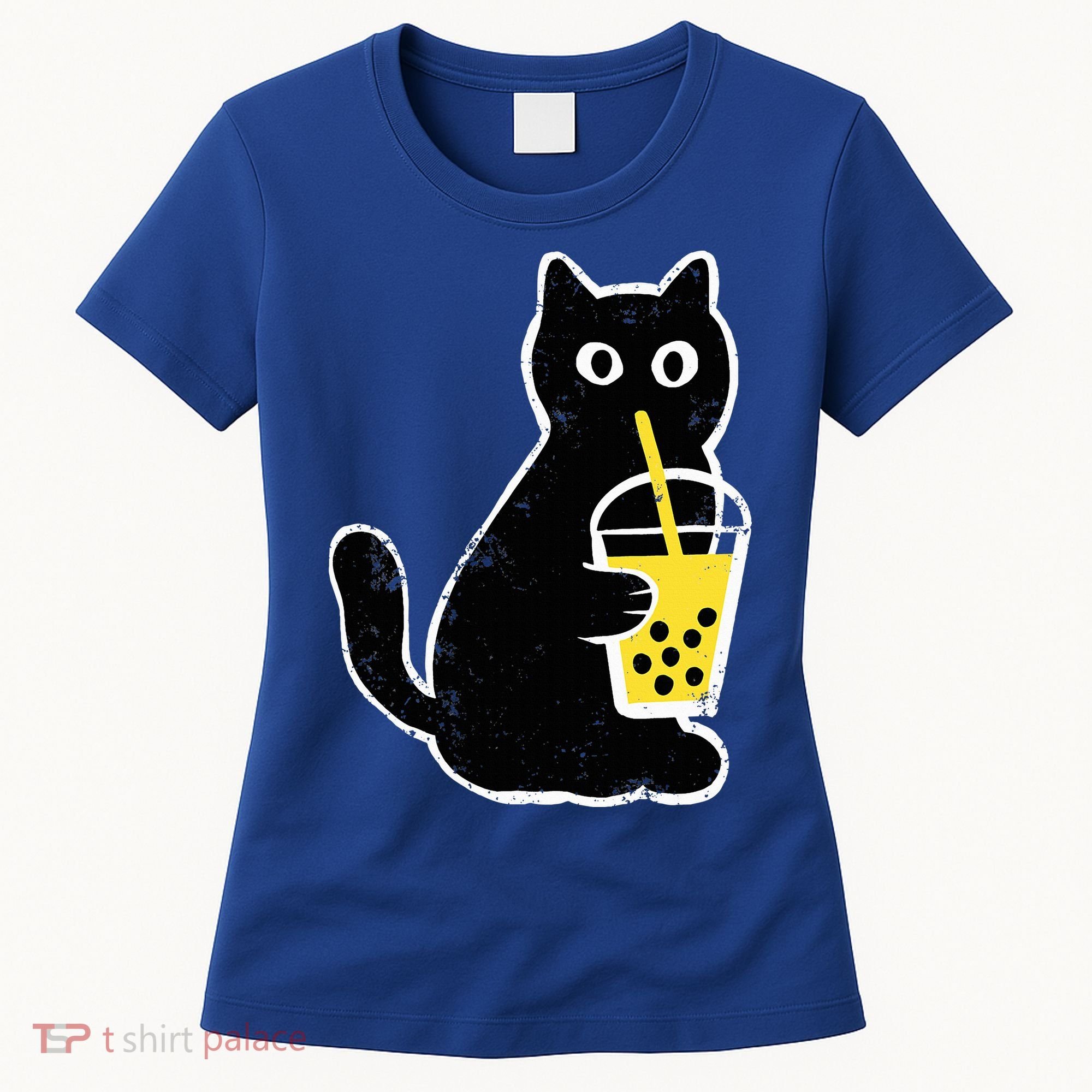 Cat Boba Funny Anime Japanese Women's T-Shirt