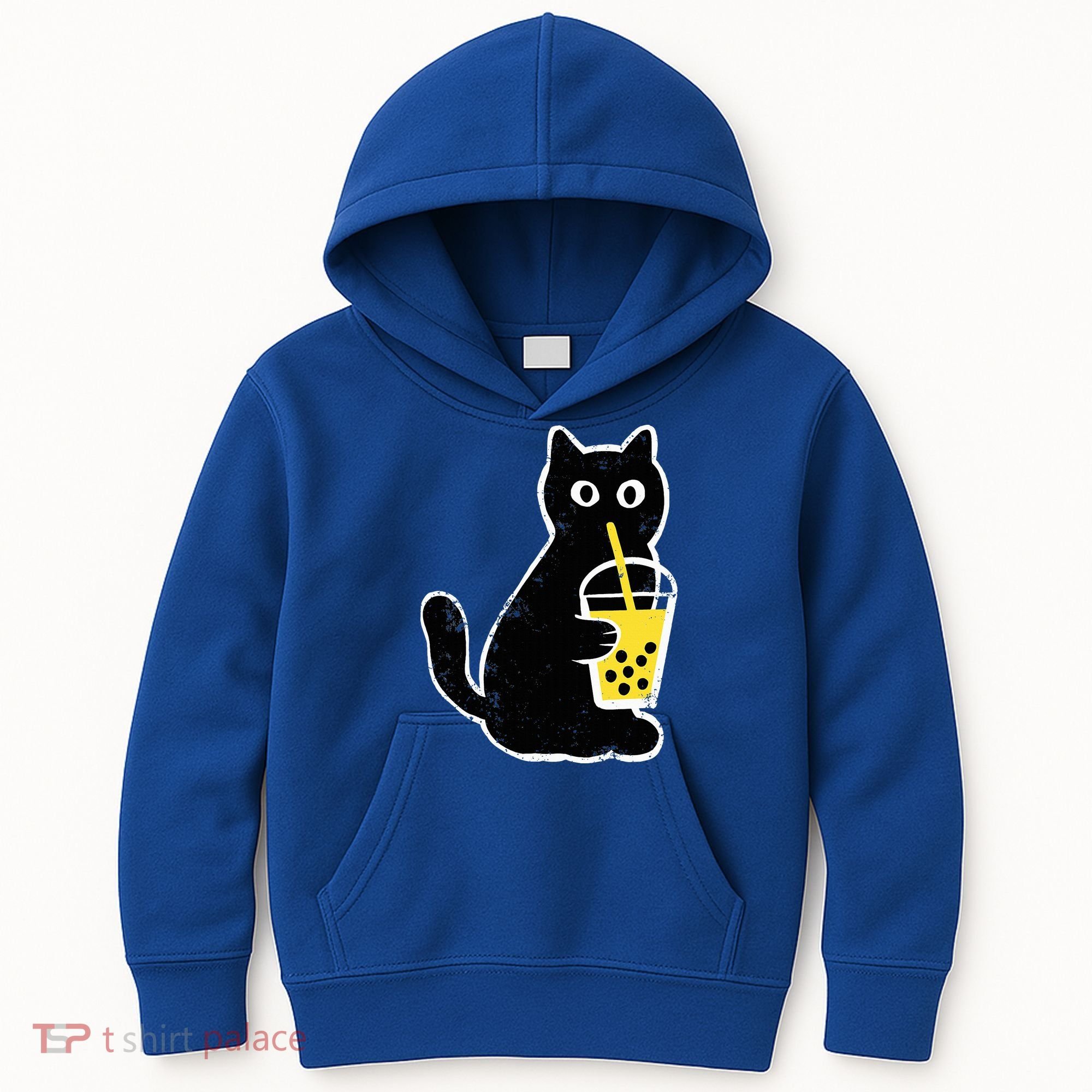 Cat Boba Funny Anime Japanese Kids Hoodie