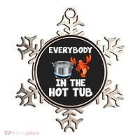 Crawfish Boil Funny Crayfish Everybody In The Hot Tub Ornament thumb 0