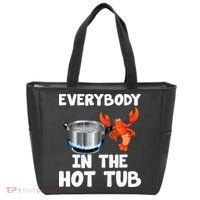 Crawfish Boil Funny Crayfish Everybody In The Hot Tub Tote Bag thumb 0