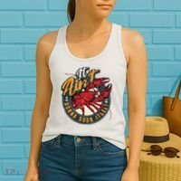 Crawfish Boil Funny Suck Itself Bayou Cajun Seafood Festival Women's Tank Top thumb 2