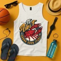 Crawfish Boil Funny Suck Itself Bayou Cajun Seafood Festival Tank Top thumb 4