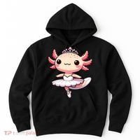 Cute Ballerina Funny Ballet Cute Axolotl Funny Dance Hoodie thumb 0