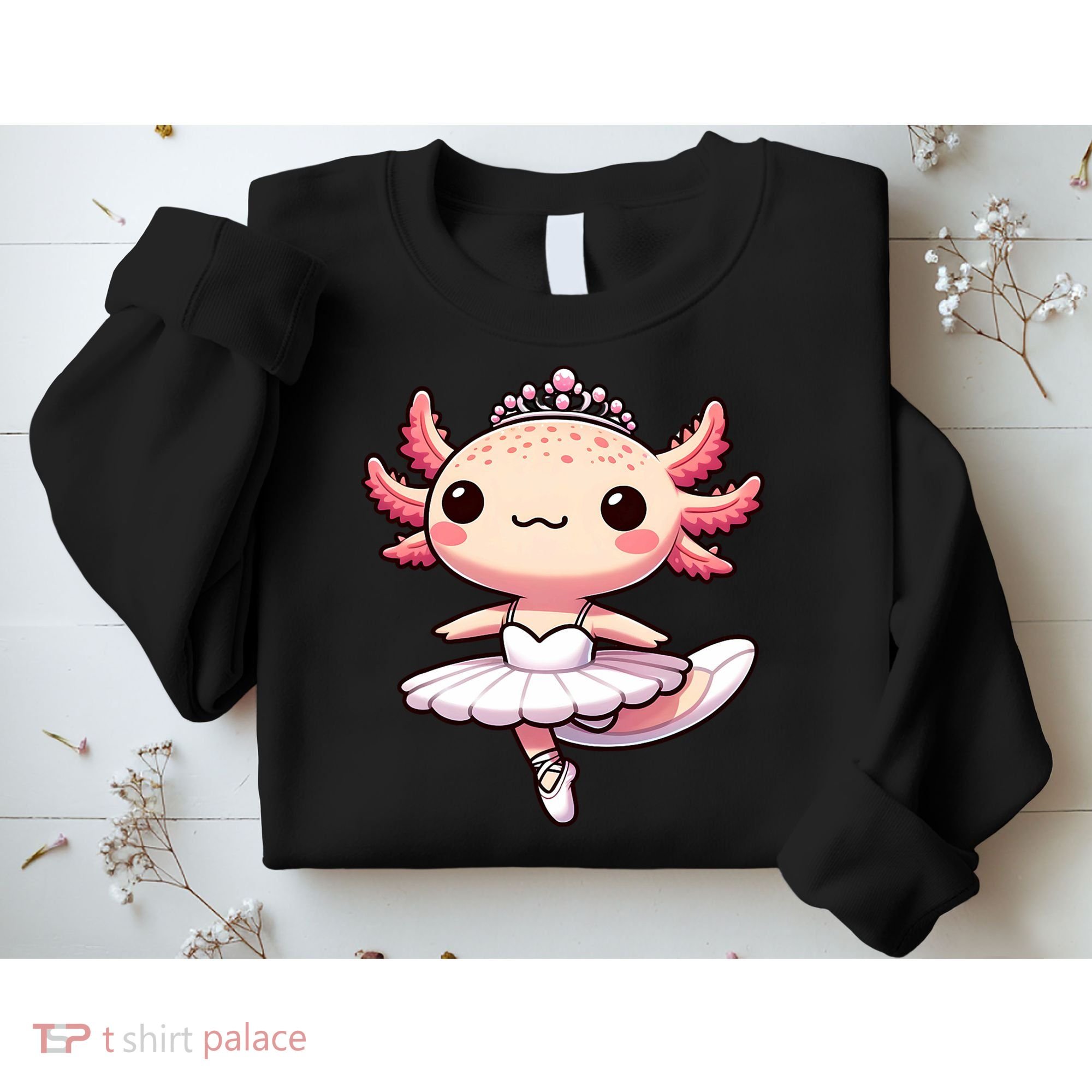 Cute Ballerina Funny Ballet Cute Axolotl Funny Dance Sweatshirt