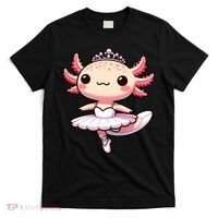 Cute Ballerina Funny Ballet Cute Axolotl Funny Dance T-Shirt thumb 0