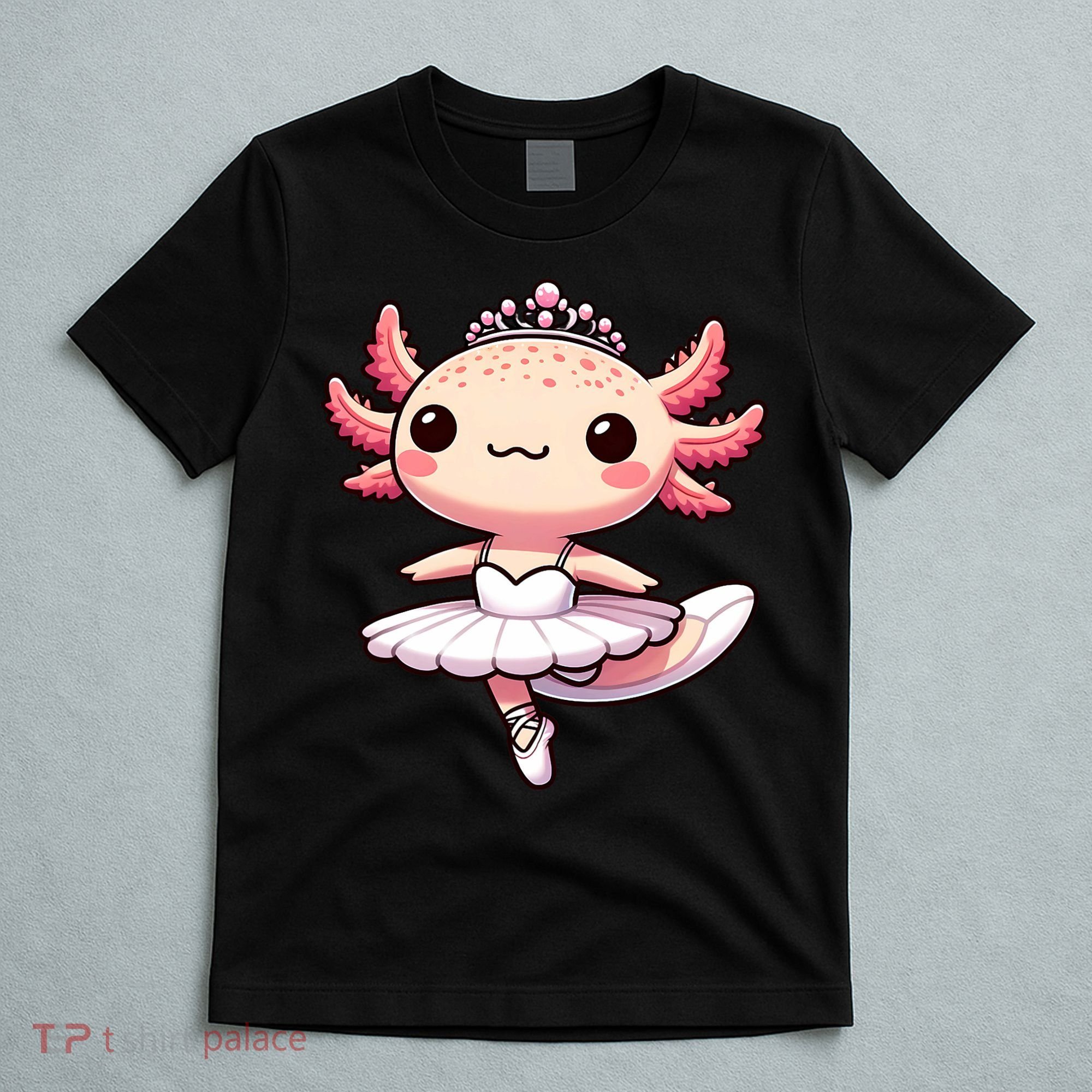 Cute Ballerina Funny Ballet Cute Axolotl Funny Dance T-Shirt