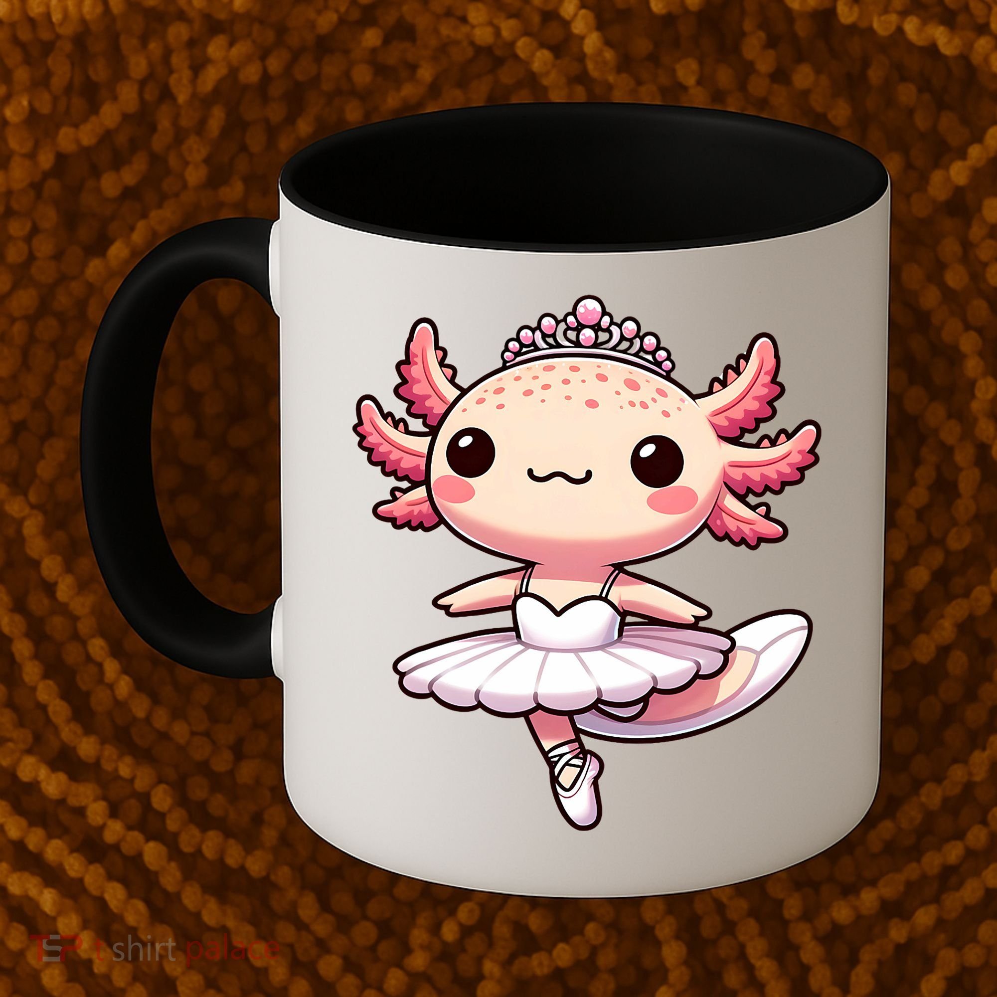 Cute Ballerina Funny Ballet Cute Axolotl Funny Dance Coffee Mug