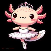 Cute Ballerina Funny Ballet Cute Axolotl Funny Dance Coffee Mug thumb 5