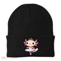 Cute Ballerina Funny Ballet Cute Axolotl Funny Dance Beanie thumb 0