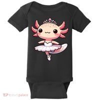 Cute Ballerina Funny Ballet Cute Axolotl Funny Dance Baby Bodysuit thumb 0