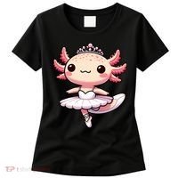 Cute Ballerina Funny Ballet Cute Axolotl Funny Dance Women's T-Shirt thumb 0
