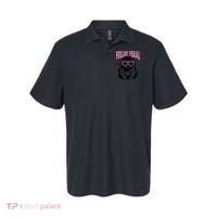 Cute But Feral Feeling Feral Raccon Gift Polo thumb 0