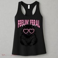 Cute But Feral Feeling Feral Raccon Gift Women's Tank Top thumb 3