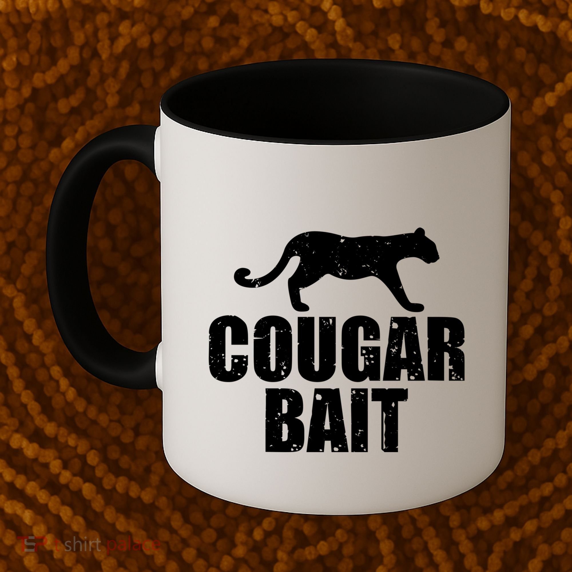 Cougar Bait Funny Gift Cougar Hunting Fishing Dirty Joke Gift Coffee Mug