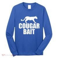 Cougar Bait Funny Gift Cougar Hunting Fishing Dirty Joke Gift Long Sleeve Shirt thumb 0