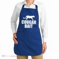 Cougar Bait Funny Gift Cougar Hunting Fishing Dirty Joke Gift Apron thumb 2