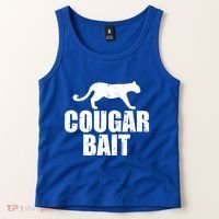 Cougar Bait Funny Gift Cougar Hunting Fishing Dirty Joke Gift Tank Top thumb 2