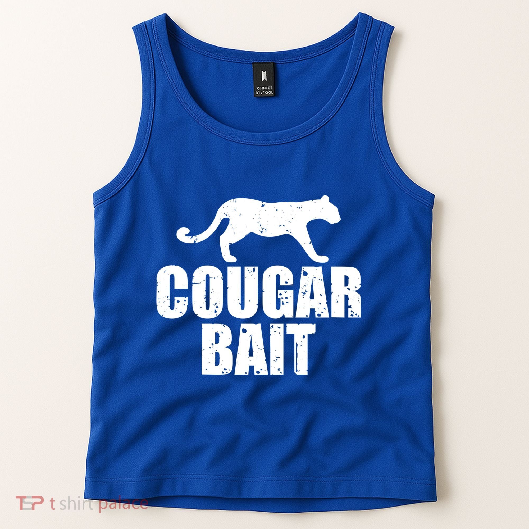 Cougar Bait Funny Gift Cougar Hunting Fishing Dirty Joke Gift Tank Top
