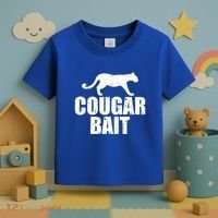 Cougar Bait Funny Gift Cougar Hunting Fishing Dirty Joke Gift Toddler T-Shirt thumb 3