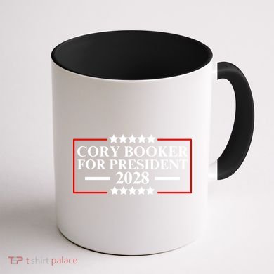 Cory Booker For President 2028 Coffee Mug back