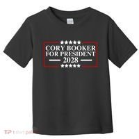Cory Booker For President 2028 Toddler T-Shirt thumb 0