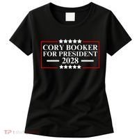 Cory Booker For President 2028 Women's T-Shirt thumb 0