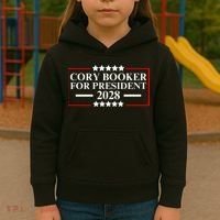 Cory Booker For President 2028 Kids Hoodie thumb 3