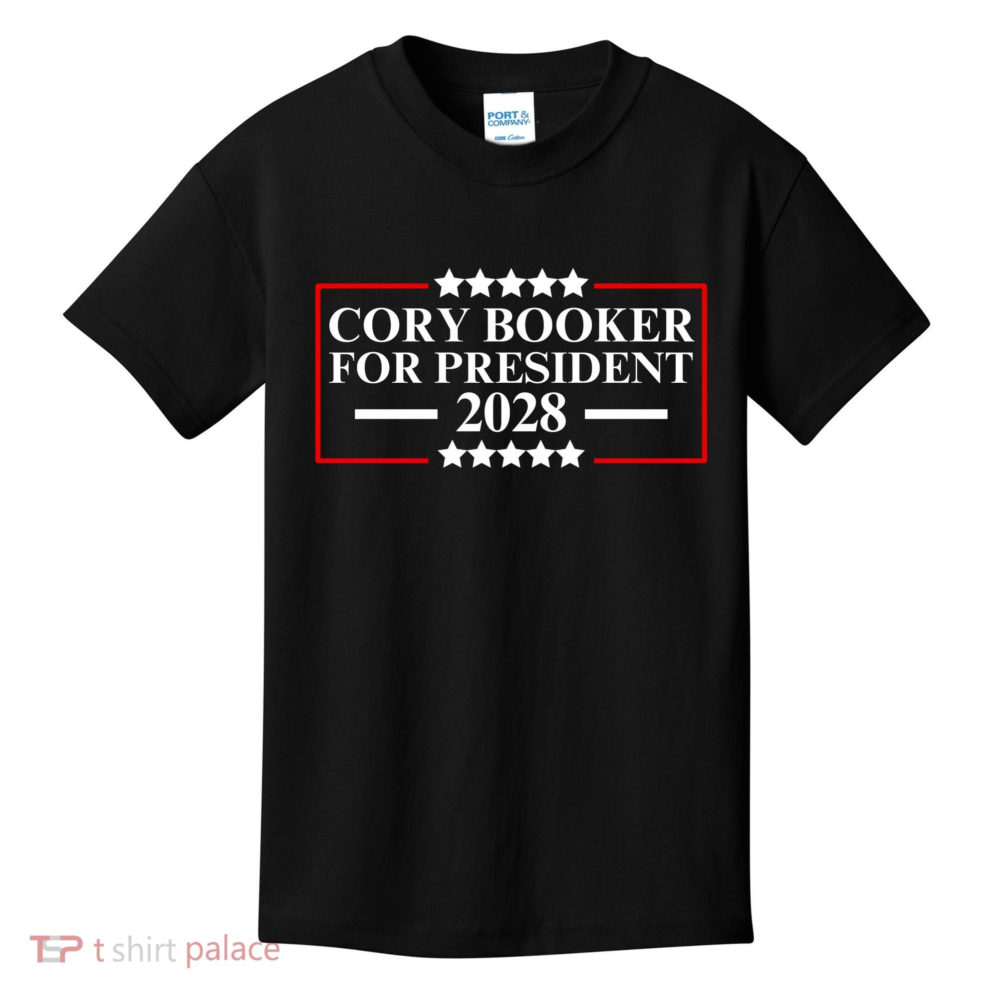 Cory Booker For President 2028 Kids T-Shirt