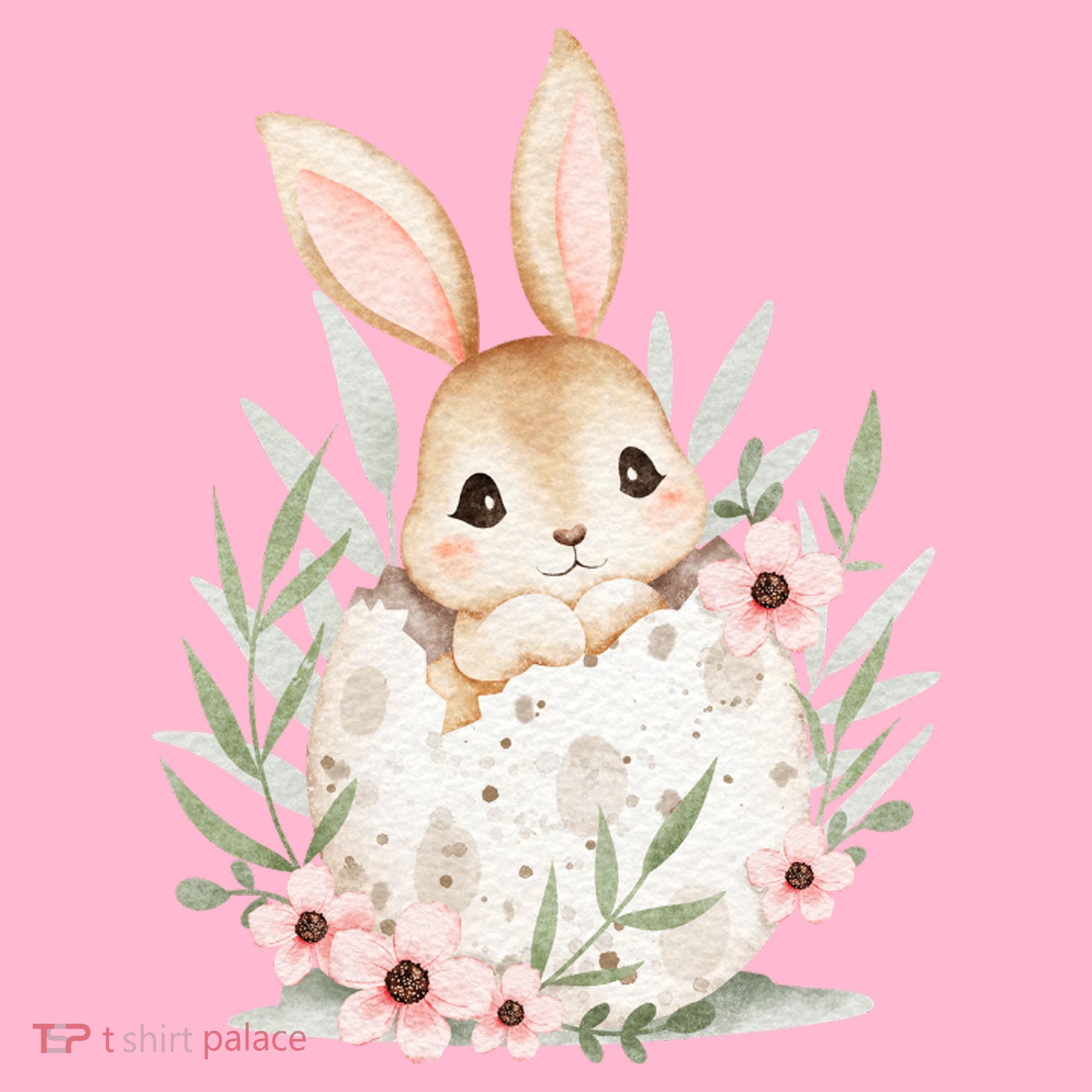 Cute Bunny Floral Happy Easter Doggie Tank