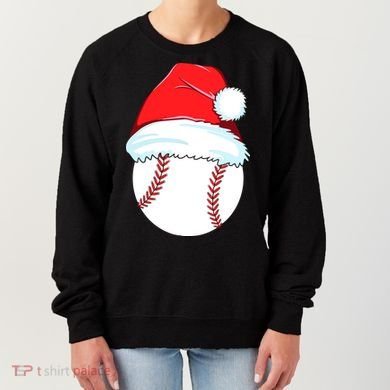 Christmas Baseball For Ball Santa Women's Sweatshirt