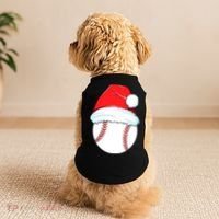 Christmas Baseball For Ball Santa Doggie Tank thumb 2