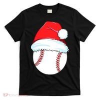 Christmas Baseball For Ball Santa T-Shirt thumb 0