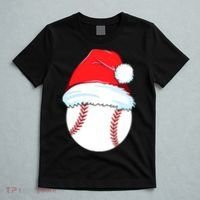 Christmas Baseball For Ball Santa T-Shirt thumb 5