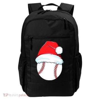 Christmas Baseball For Ball Santa Backpack
