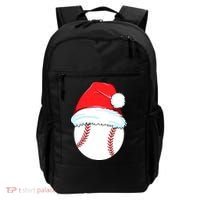 Christmas Baseball For Ball Santa Backpack thumb 0