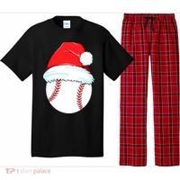 Christmas Baseball For Ball Santa Pajama Set thumb 0