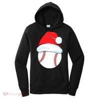 Christmas Baseball For Ball Santa Women's Hoodie thumb 0