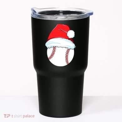 Christmas Baseball For Ball Santa Tumbler